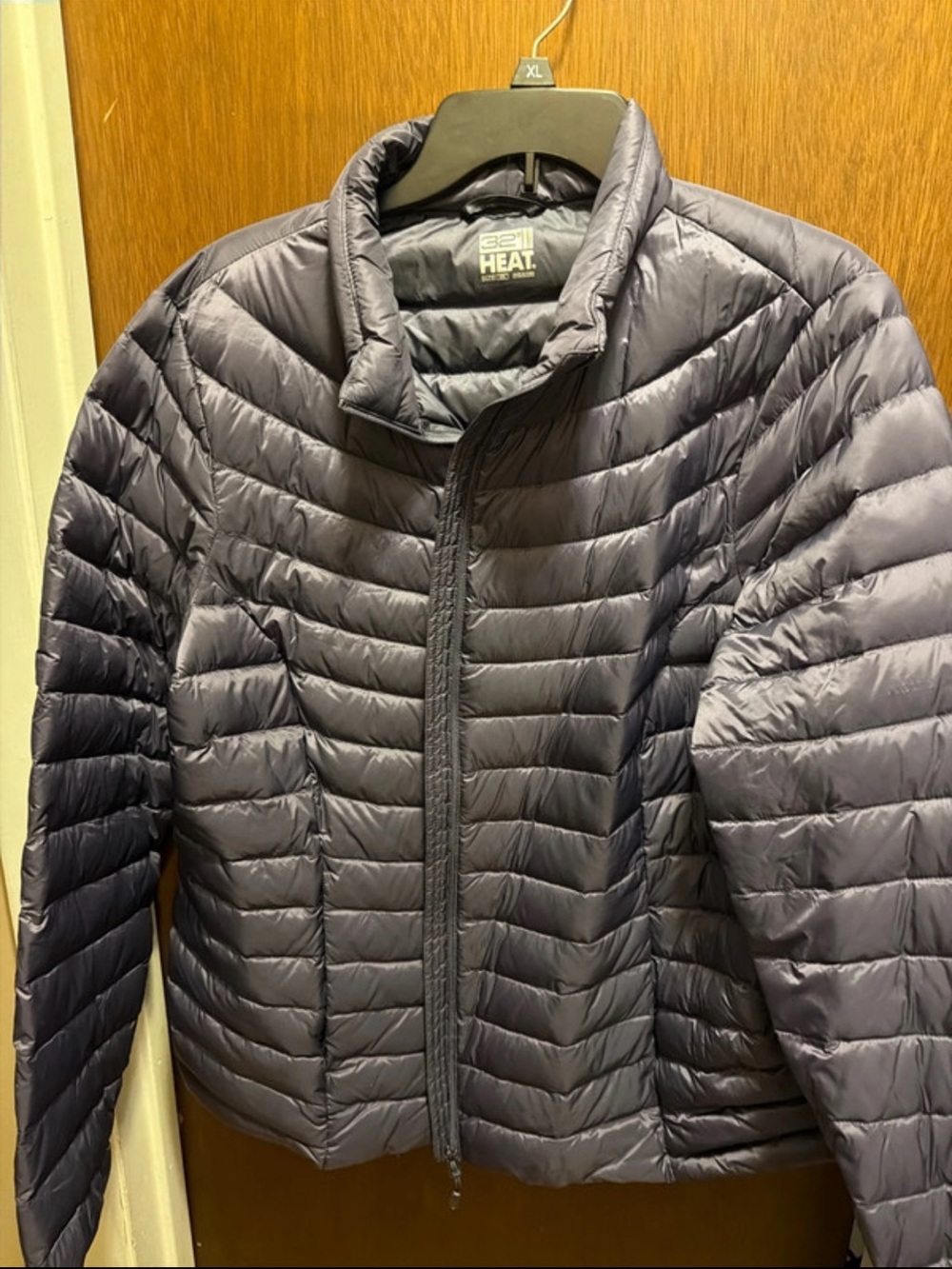 32 Degrees Women's Lightweight Puffer Jacket - purple/gray